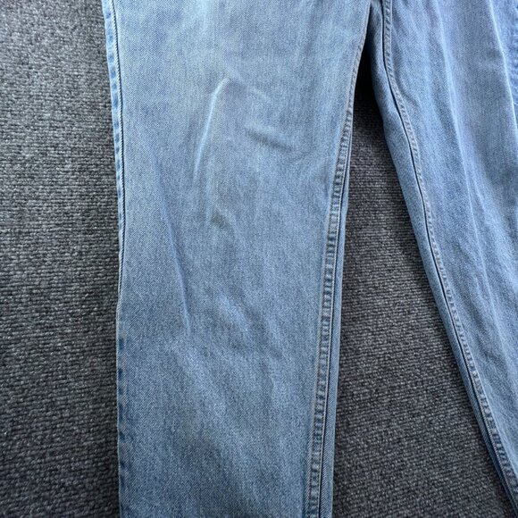 VTG Levi's 550 Relaxed Fit Tapered Jeans USA Womens Size 18 W (35x30) Denim - Picture 5 of 16